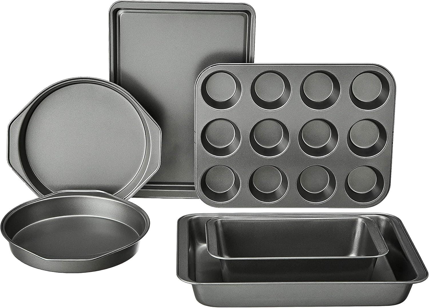 Amazon Basics 6 Piece Nonstick Bakeware Set