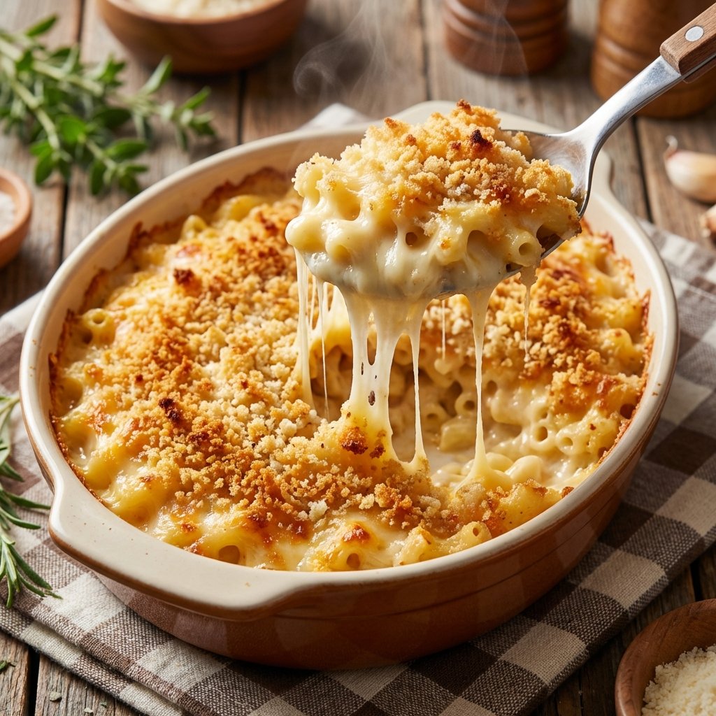 Baked mac and cheese