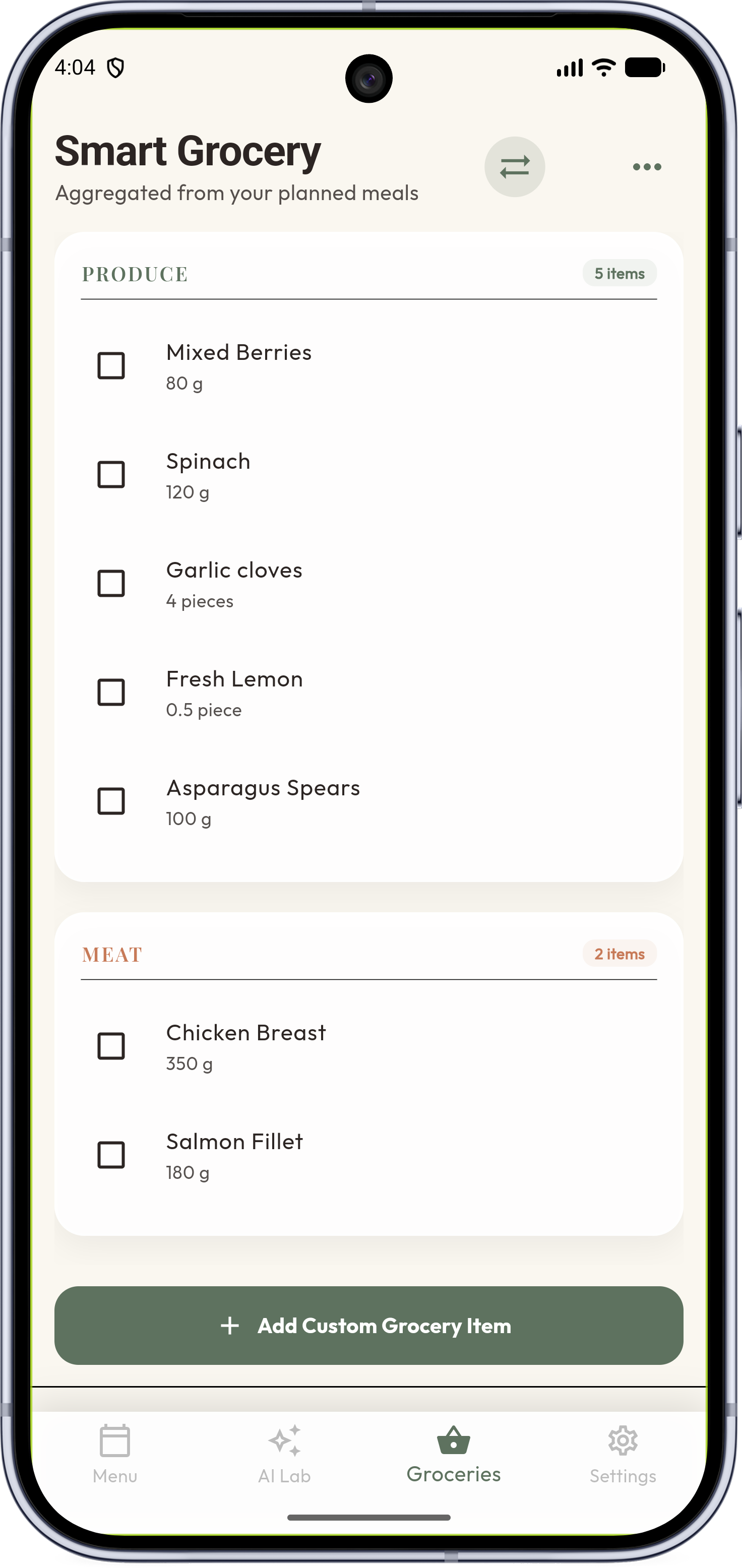 Planificateur de Repas IA